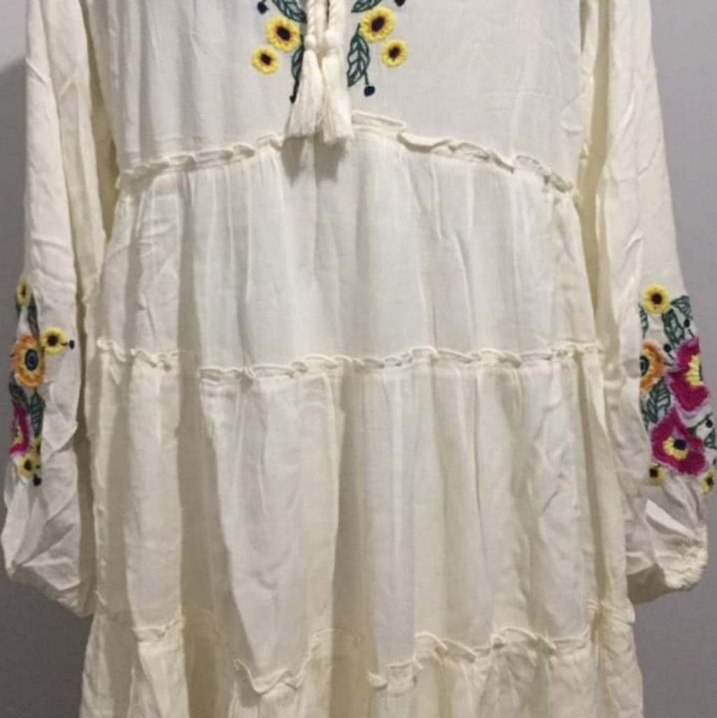 Free People Bohemian Peasant Dress